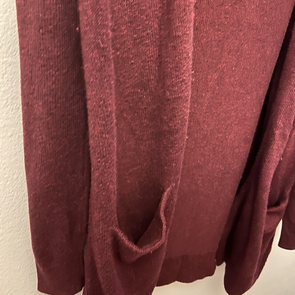 Old Navy Maroon Cardigan - Picture 4 of 6
